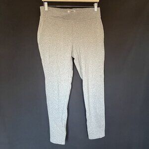 Lands End Gray Serious Sweats Mid-Rise sweatpants M/P 10-12 kids casual pants